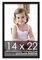 14x22 Simple Black Picture Frame - UV Acrylic, Foam Board Backing, Hanging Hardware